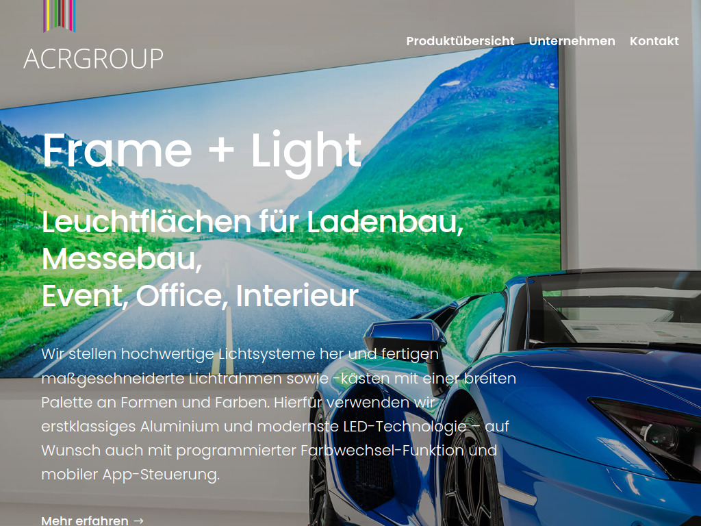 Website von ACR Group GmbH in Hennef
