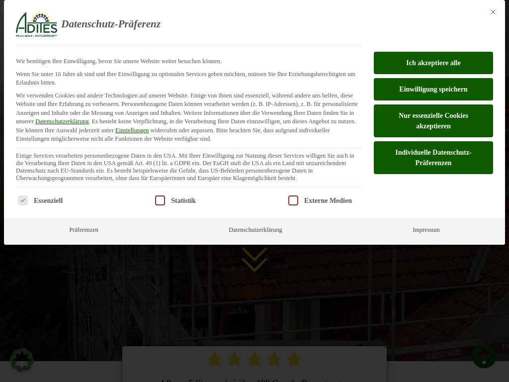 Website von ADITES Austria GmbH in Wiener Neustadt