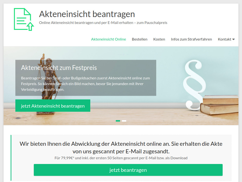 Website von Rechtsanwalt Thomas Schuhmacher in Ulm
