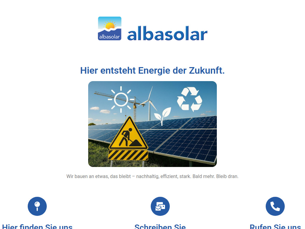 Website von Hier entsteht Energie der Zukunft.​ in Ostermundigen