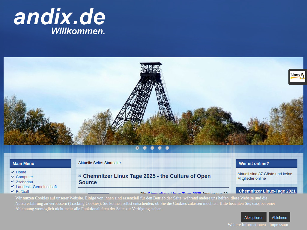 Website von Andreas Dörfelt in Zschorlau