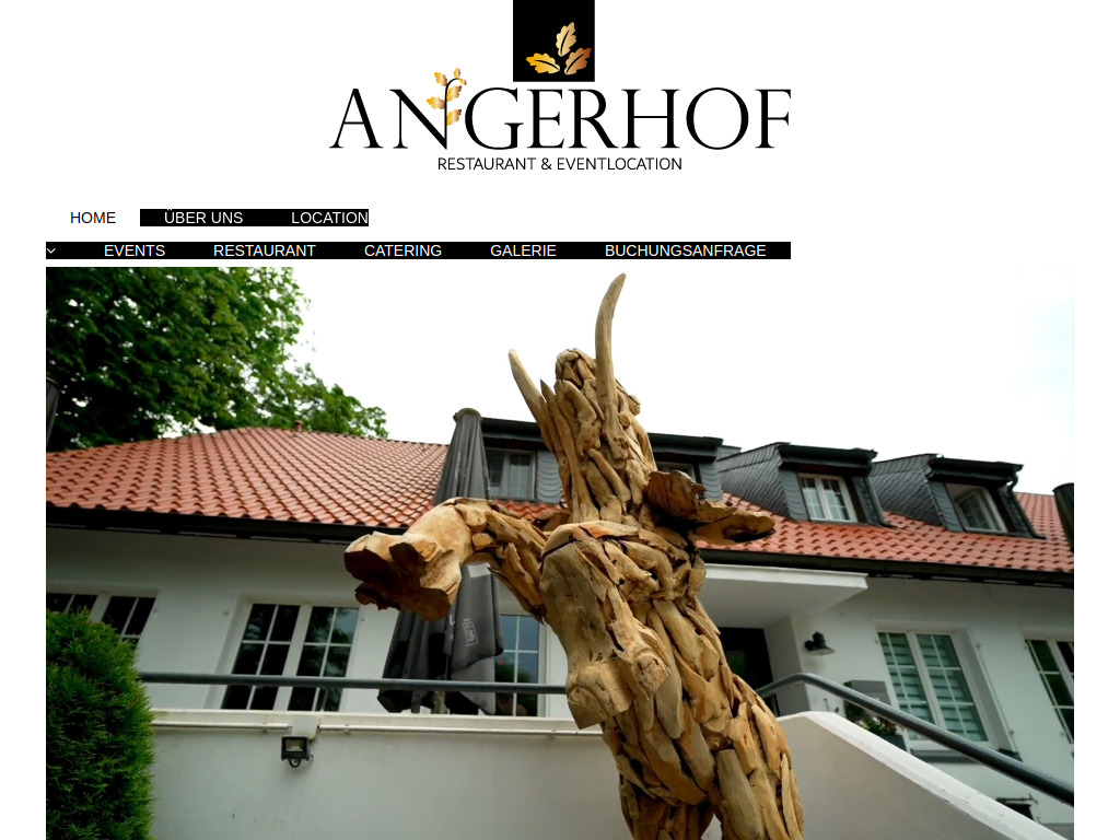 Website von Angerhof Duisburg