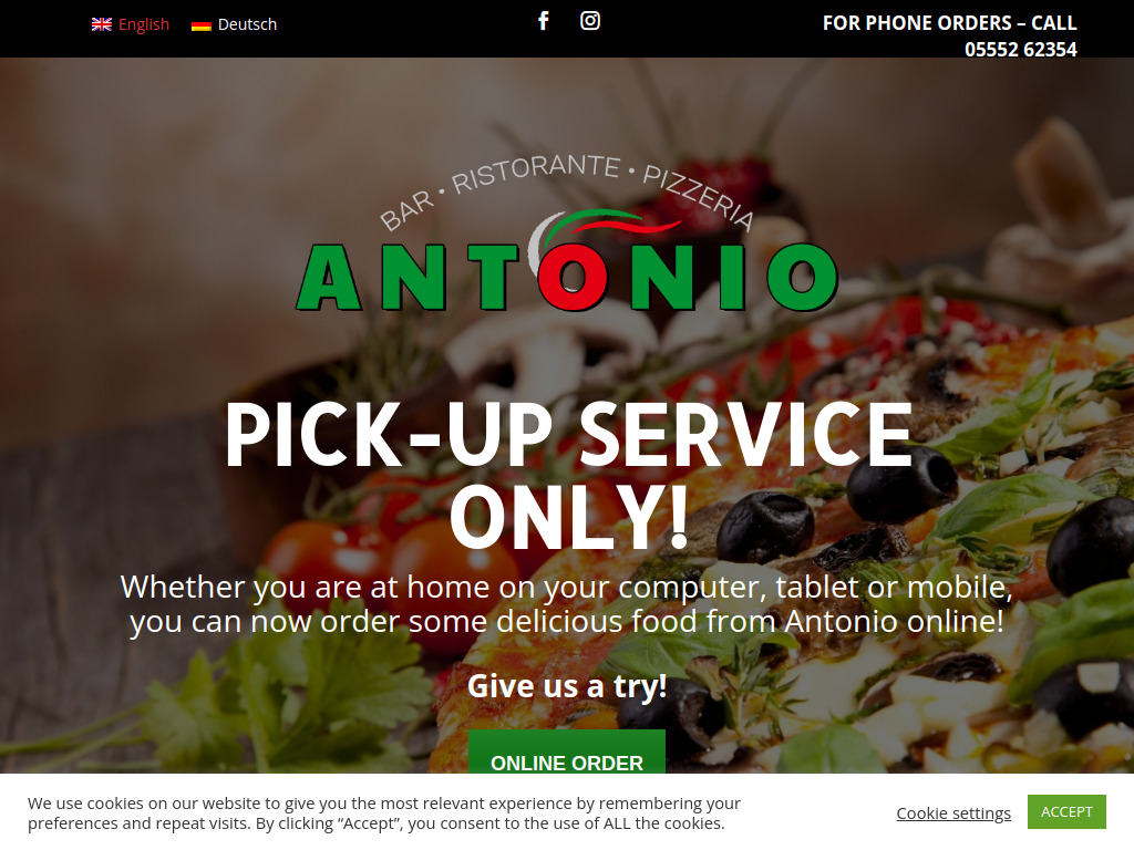 Website von Pllana Gastronomie GmbH in Bludenz