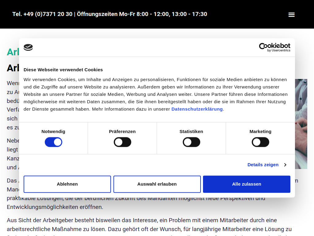 Website von Rechtsanwalt Gisbert Luz in Zum Inhalt springen