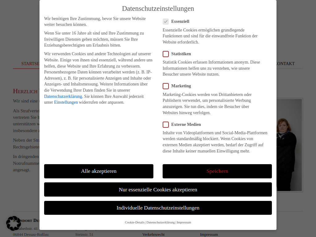 Website von GbR Tamoschus Inselmann in Dessau