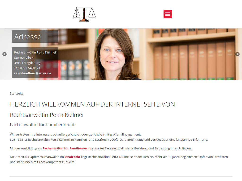 Website von Kanzlei Küllmei