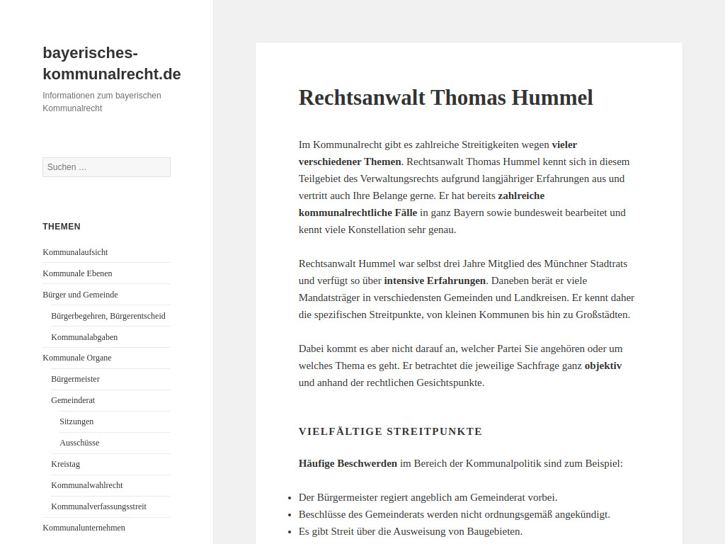 Website von Kanzlei Abamatus in Gröbenzell