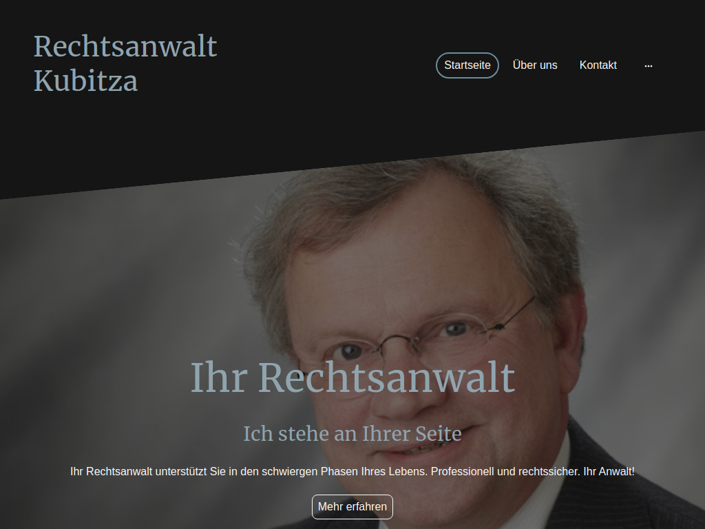 Website von Peter Kubitza in Daun