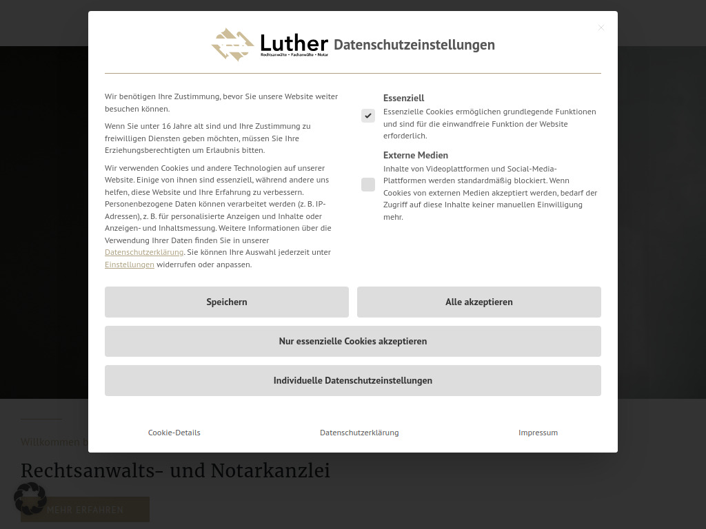 Website von Olaf Luther in Handewitt