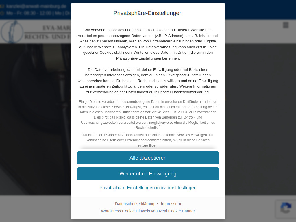 Website von Eva-Maria Frank in Mainburg