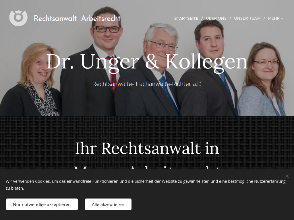 Website von Dr. Unger & Kollegen in Moers