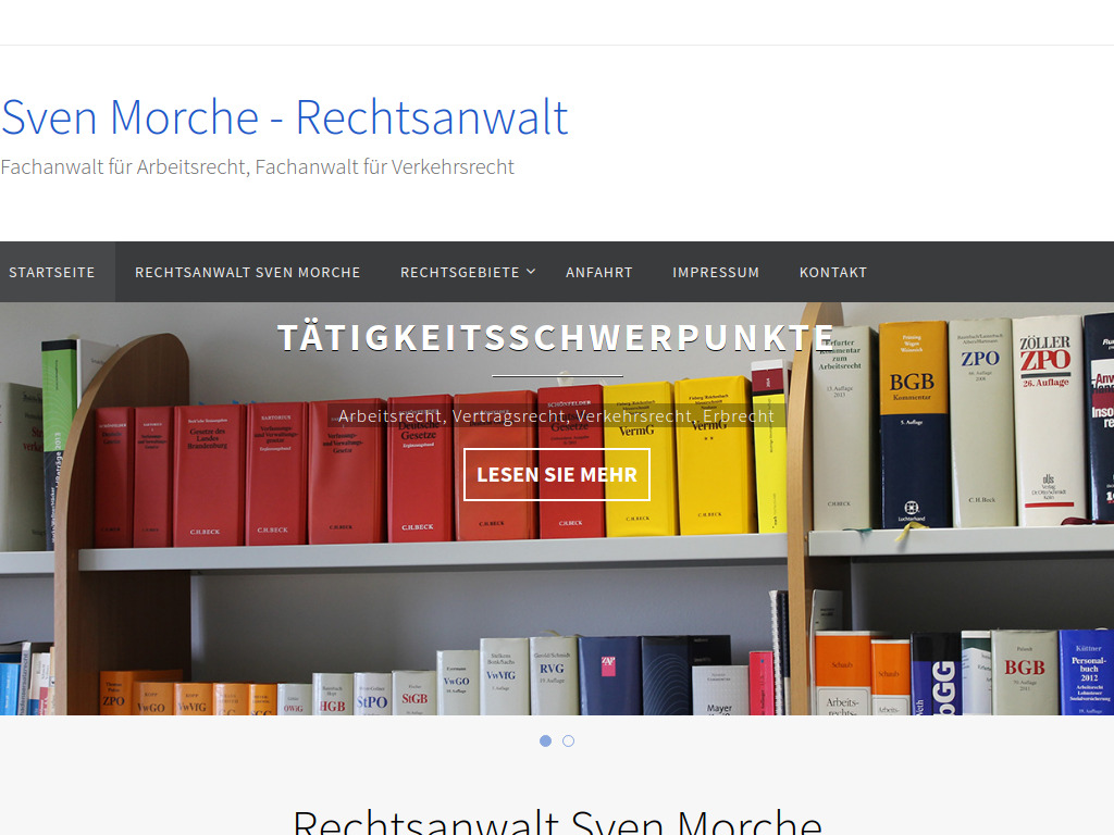 Website von Sven Morche in Strausberg