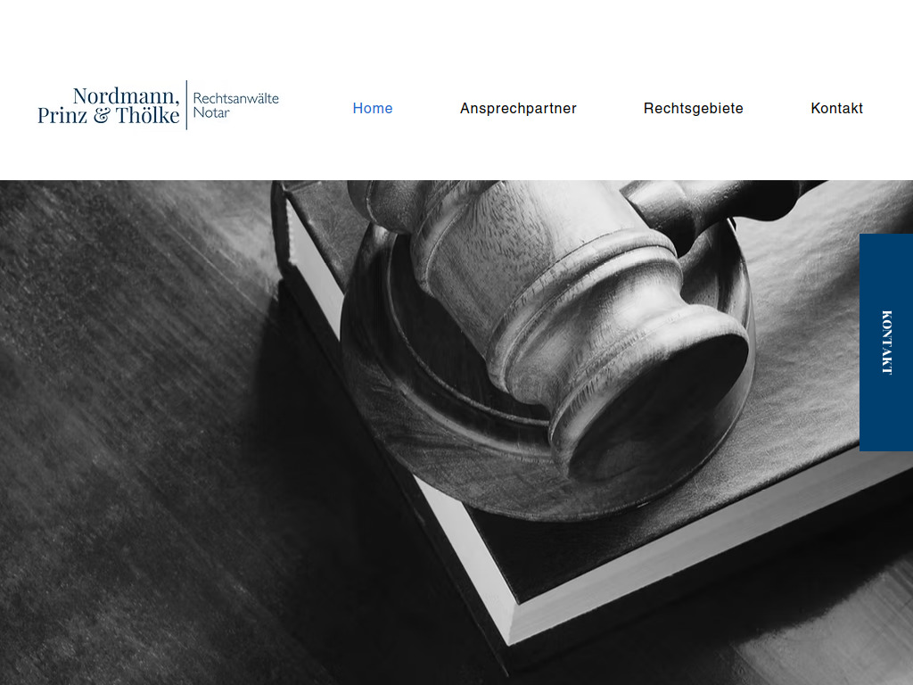 Website von Nordmann, Prof. Dr. Prinz und Thölke, Rechtsanwälte und Notare in Kooperation in Vechta