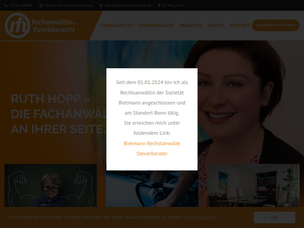 Website von Kostenübernahme