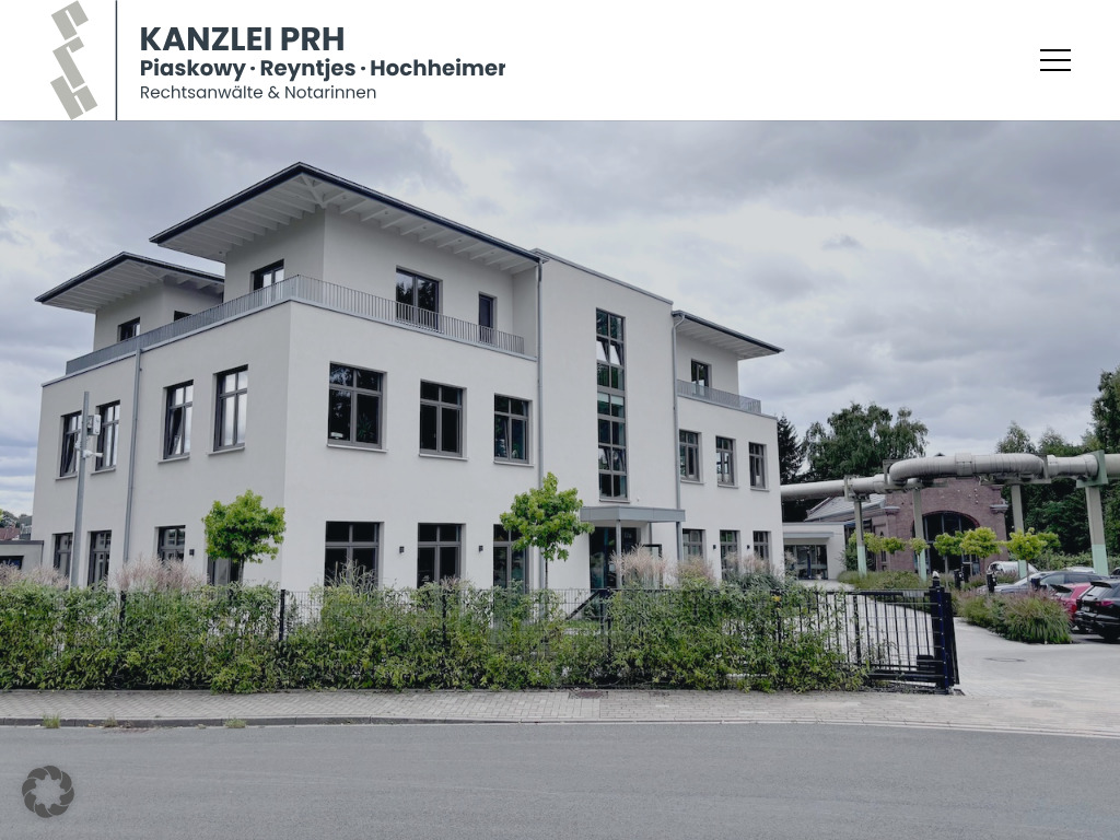 Website von KANZLEI PRH in Recklinghausen