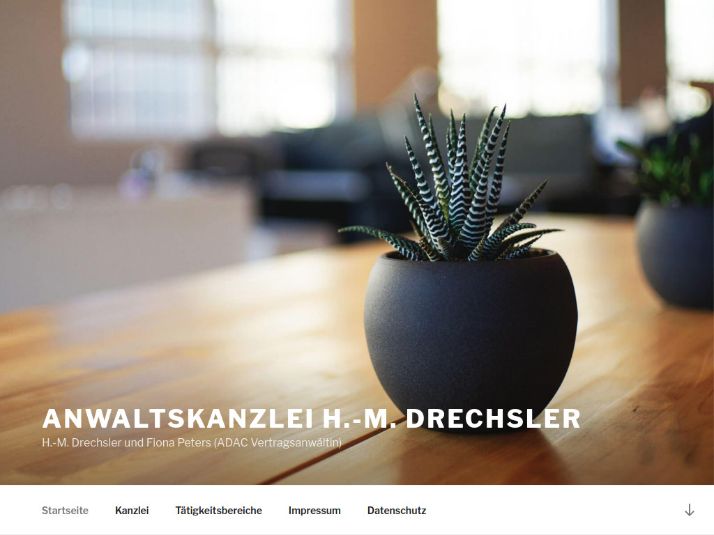 Website von Anwaltskanzlei H.-M. Drechsler in Jena
