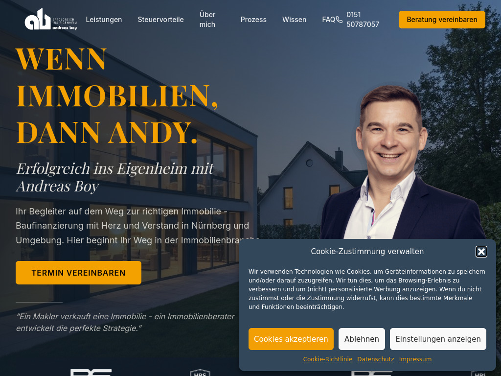 Website von Andreas Boy in Nürnberg