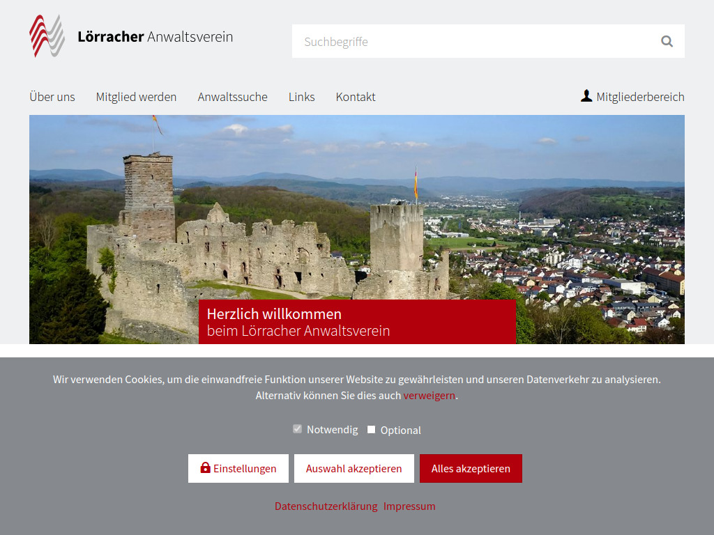 Website von Startseite - Lörracher Anwaltsverein