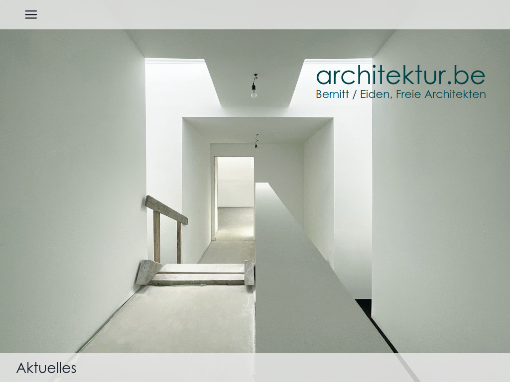 Website von architektur.be in Hermeskeil