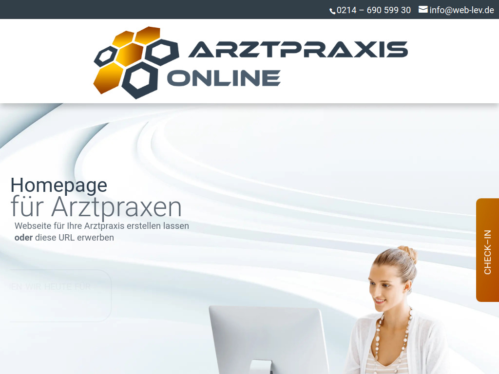 Website von Homepage für Arztpraxen erstellen, Homepages für Ärzte erstellen