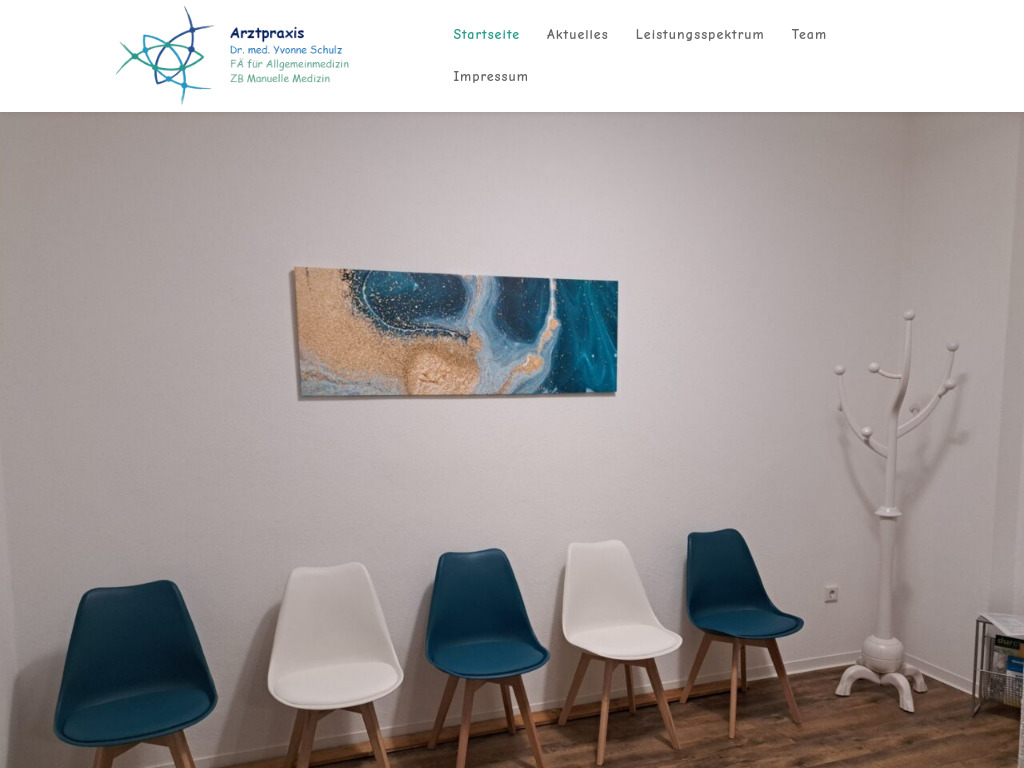 Website von Arztpraxis Dr. med. Yvonne Schulz in Großröhrsdorf