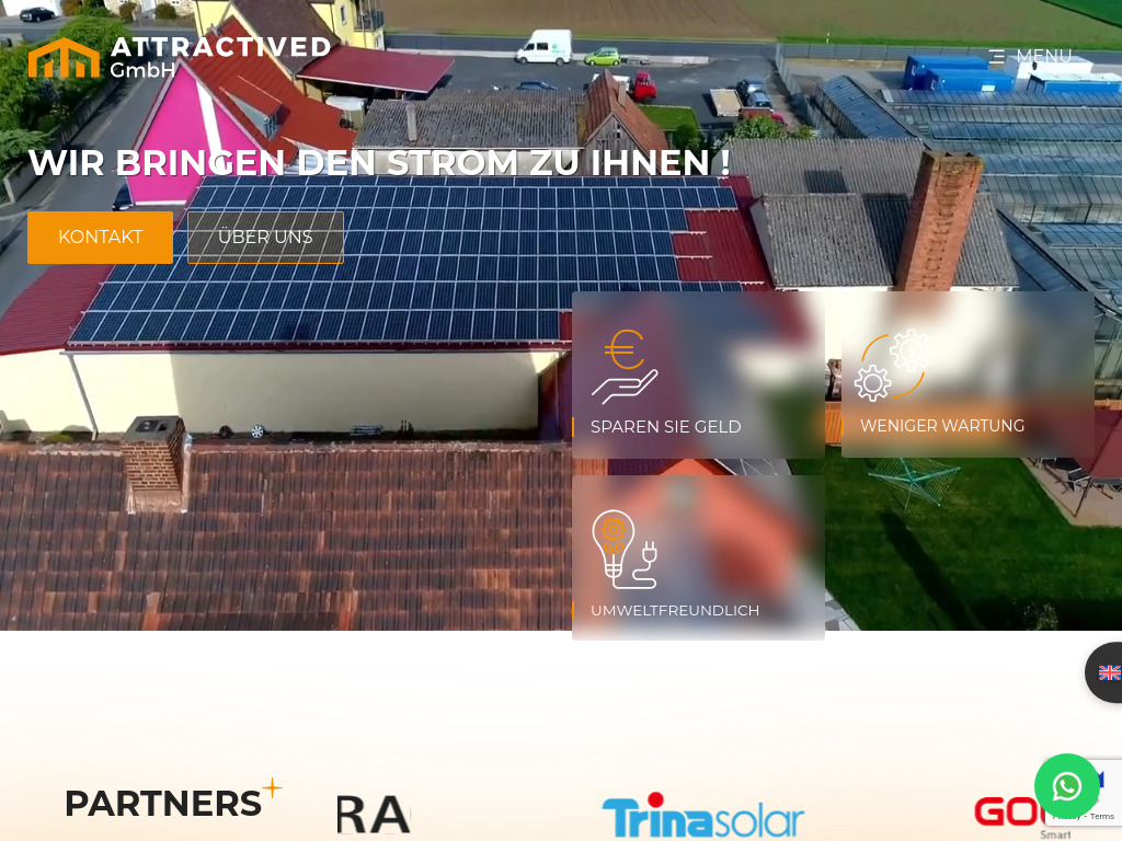 Website von ATTRACTIVED GmbH in Moosburg an der Isar