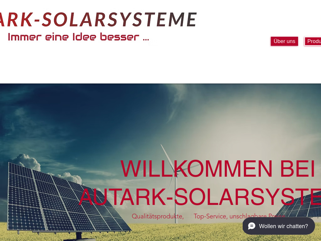 Website von Autark-Solarsysteme in Muldenstausee