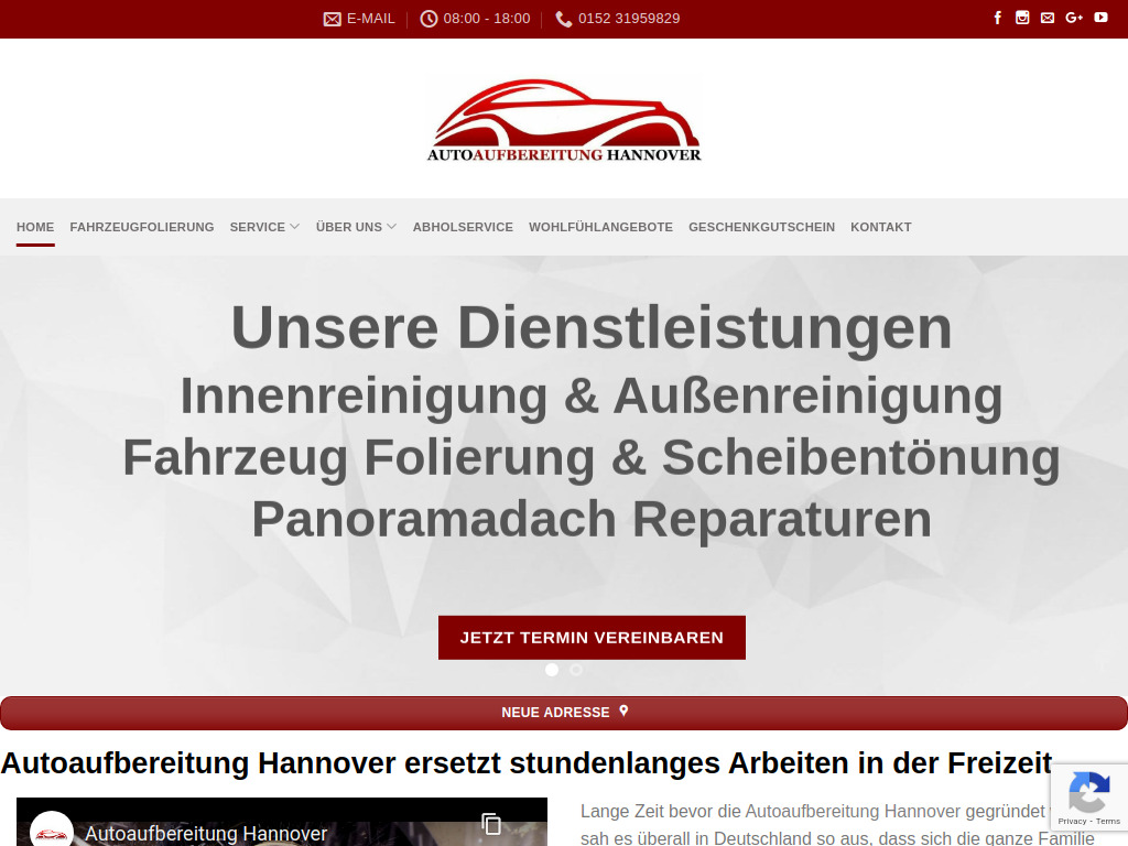 Website von E&A Performance UG (Haftungsbeschränkt) in Hannover