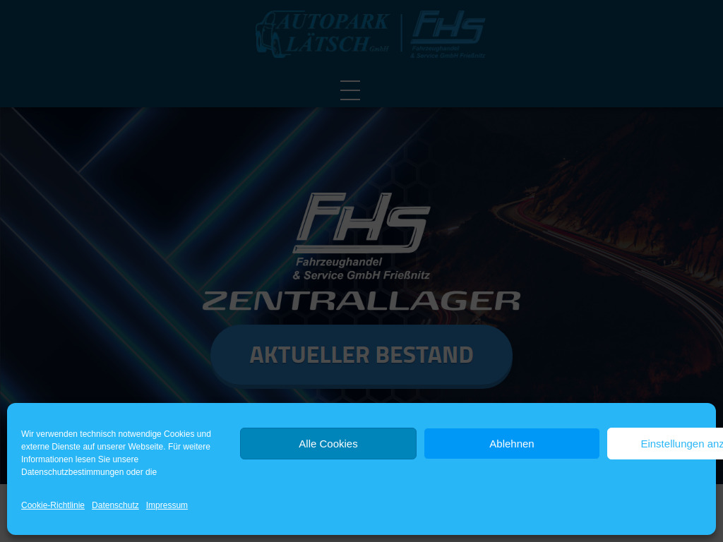 Website von Autopark Lätsch GmbH in Gera