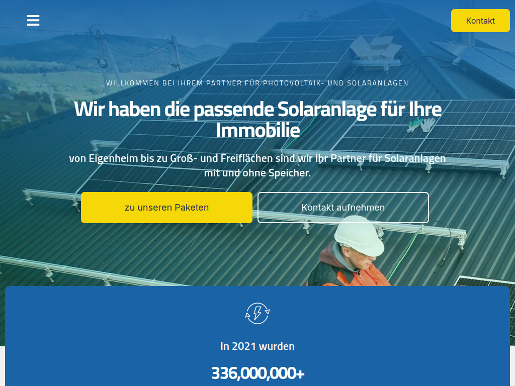 Website von AVS Solar GmbH & Co. KG in Berlin