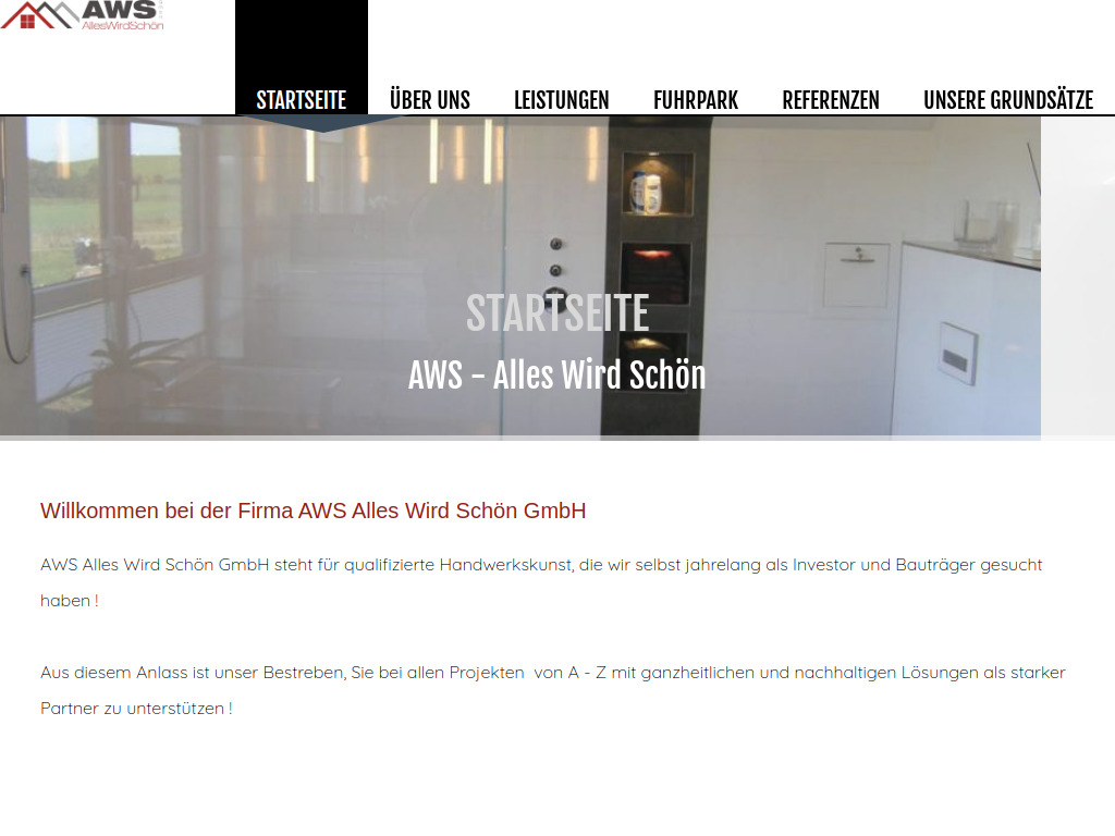 Website von AWS Alles Wird Schön GmbH in Bad Hersfeld