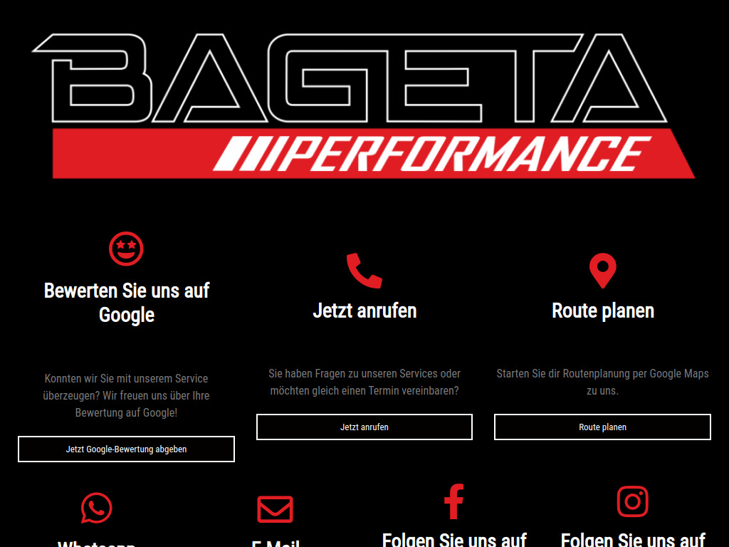 Website von BAGETA|Automobile Inh. Blazenko Dujmic in Augsburg