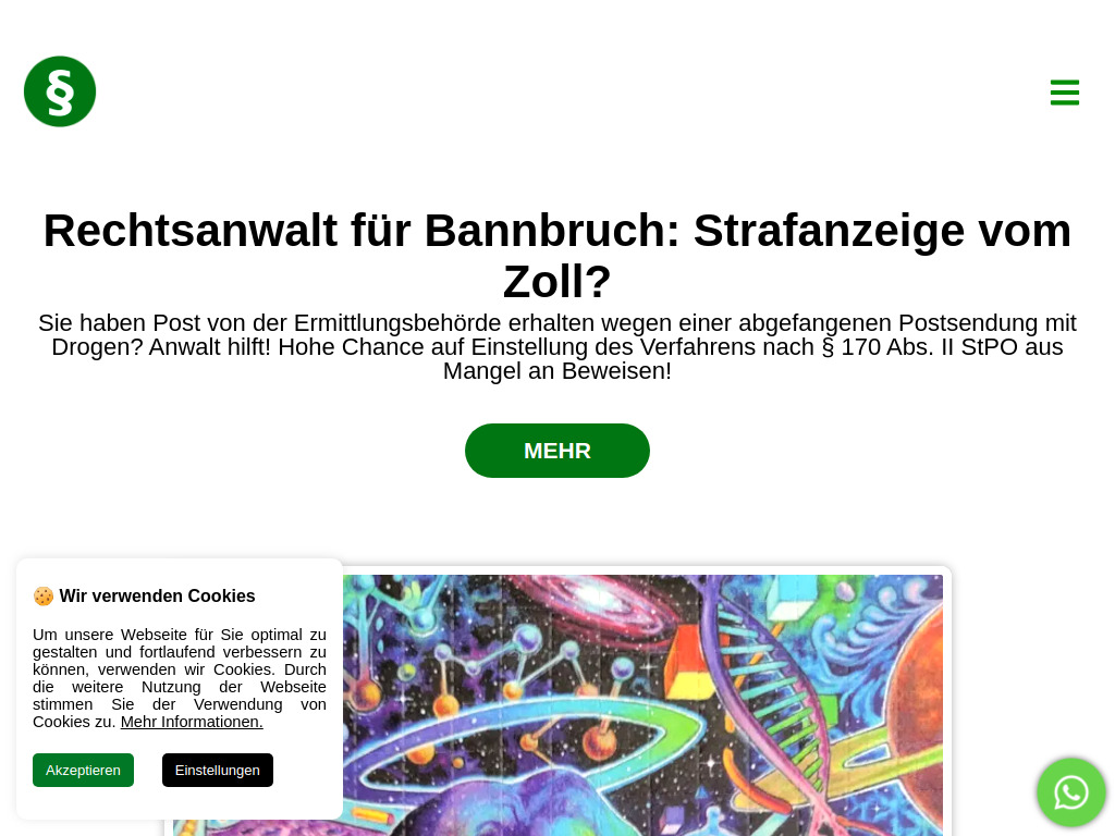 Website von Kanzlei Schüller in Bremen
