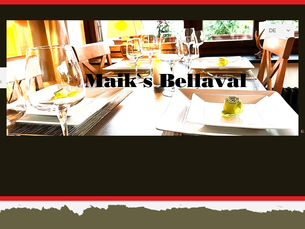 Website von Restaurante Bellaval in Laax