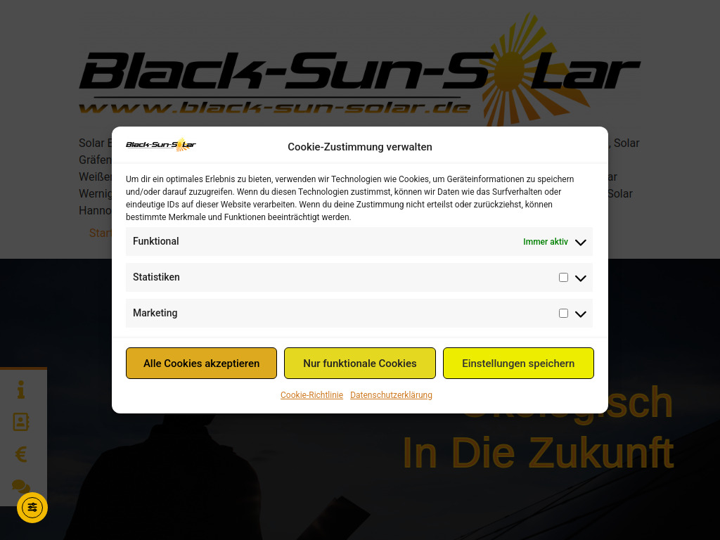 Website von Black Sun Solar UG in Köthen