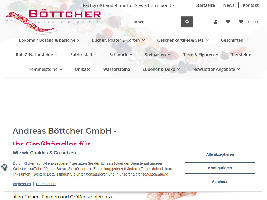 Website von Andreas Böttcher GmbH in Herne