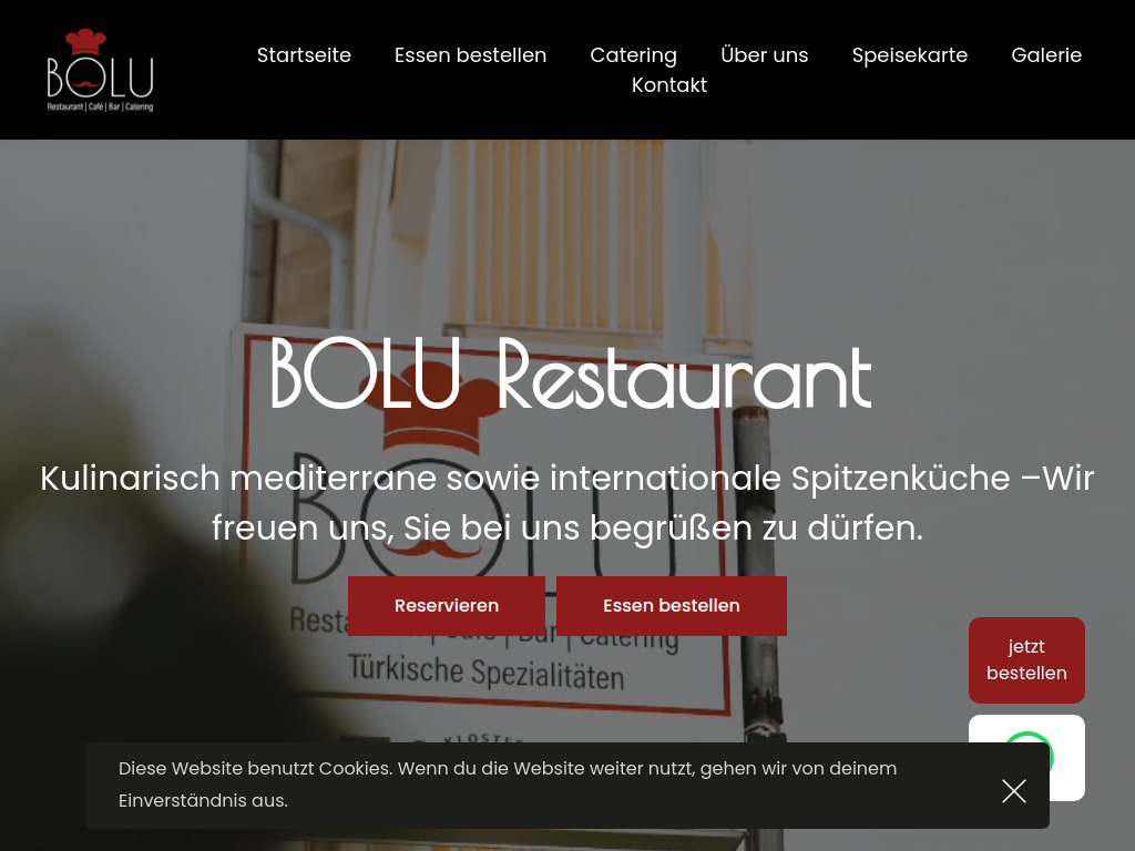 Website von Bolu Restaurant Starnberg in Starnberg
