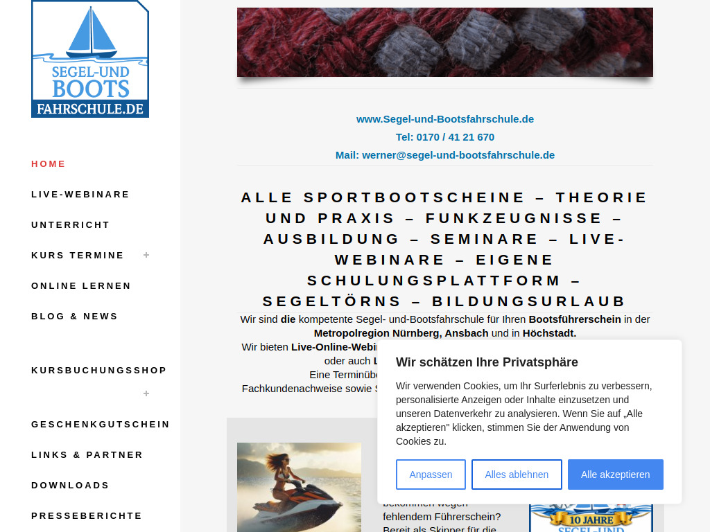 Website von Werner Spachmüller in Nürnberg