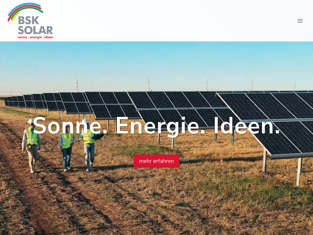 Website von BSK-SOLAR GmbH in Norderstedt