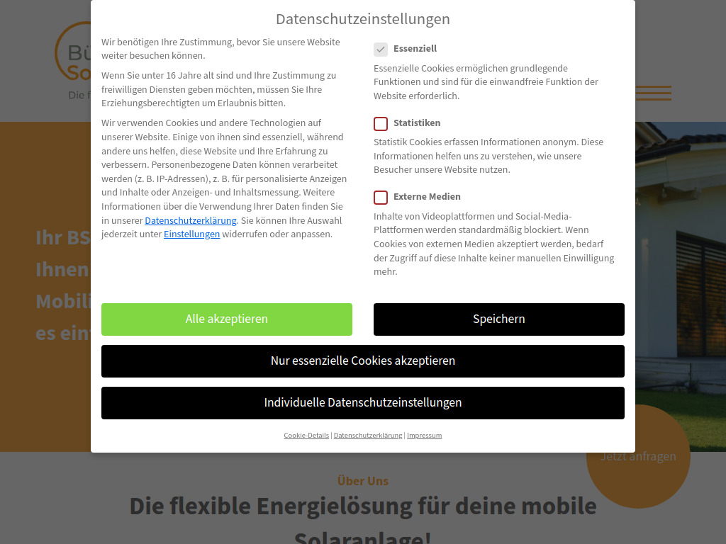 Website von GIGAENERGIE AG in Neuenkirchen