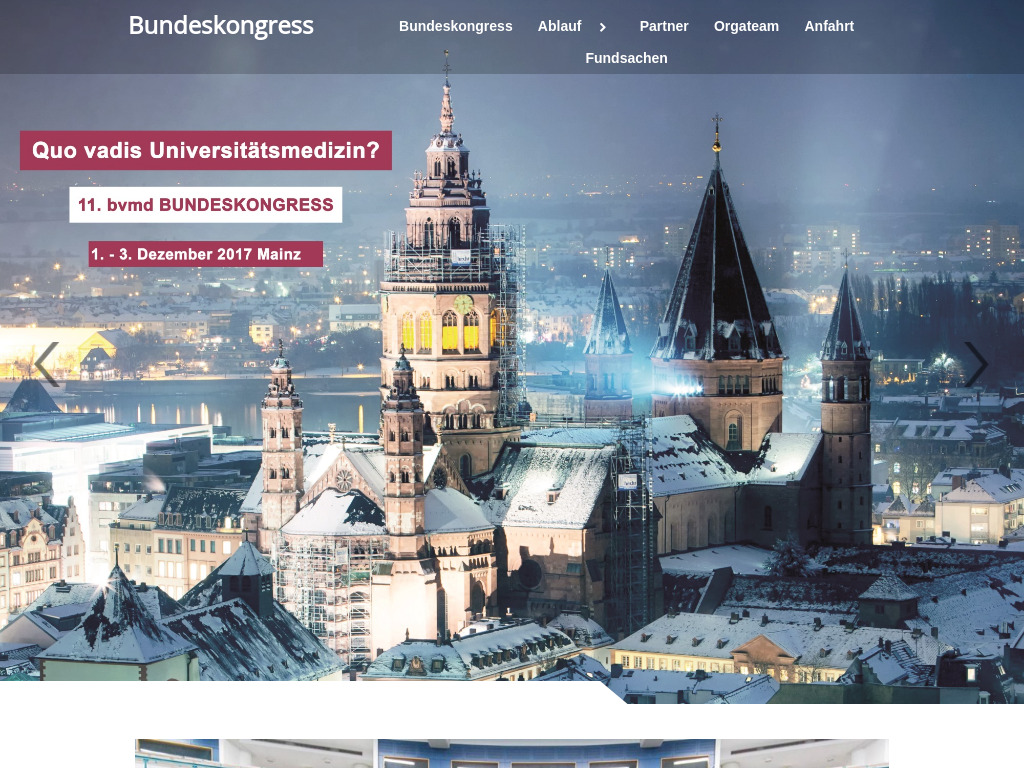 Website von Fachschaft Medizin Klinik in Mainz