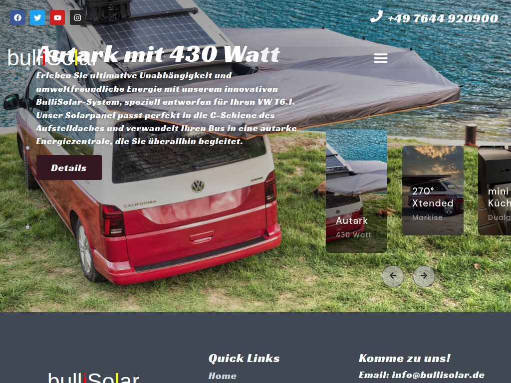 Website von bulliSolar