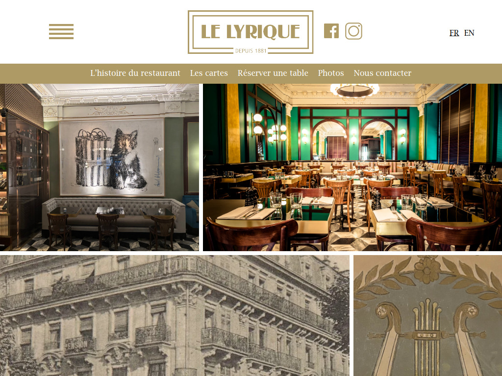 Website von Le Lyrique in Genf