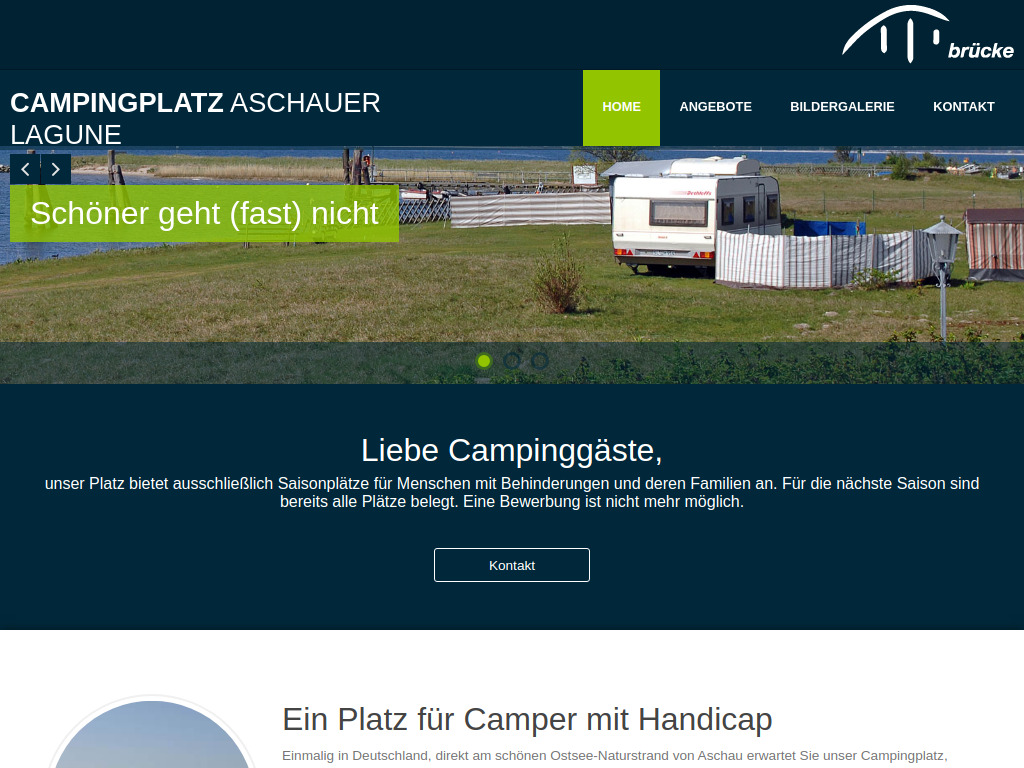 Website von Brücke Rendsburg-Eckernförde e.V. in Rendsburg