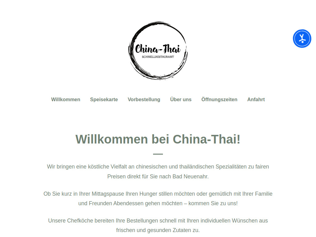 Website von China-Thai Schnellrestaurant in Bad Neuenahr