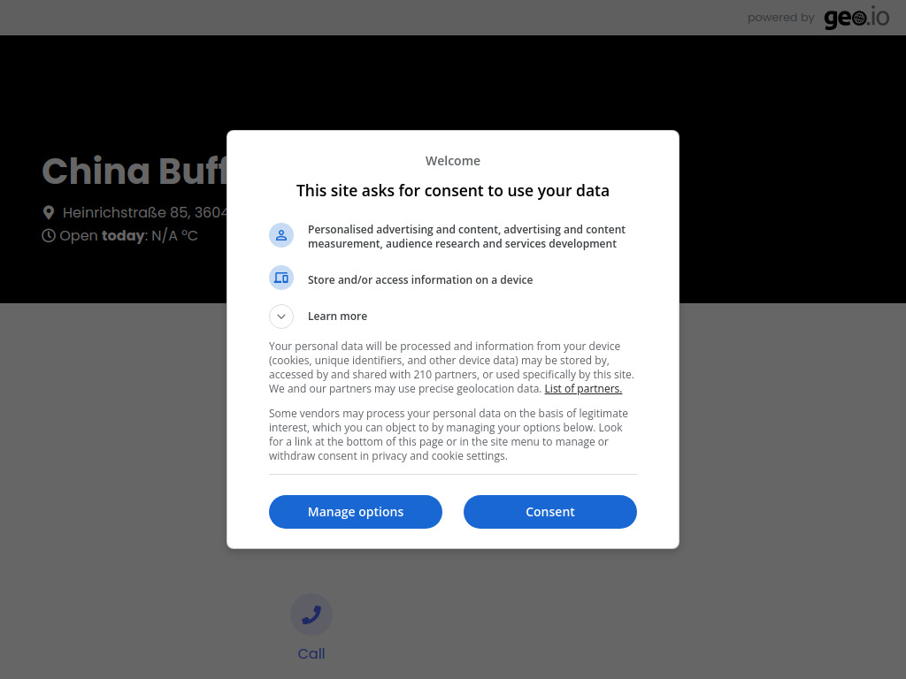 Website von China Buffet Town Fulda in Fulda