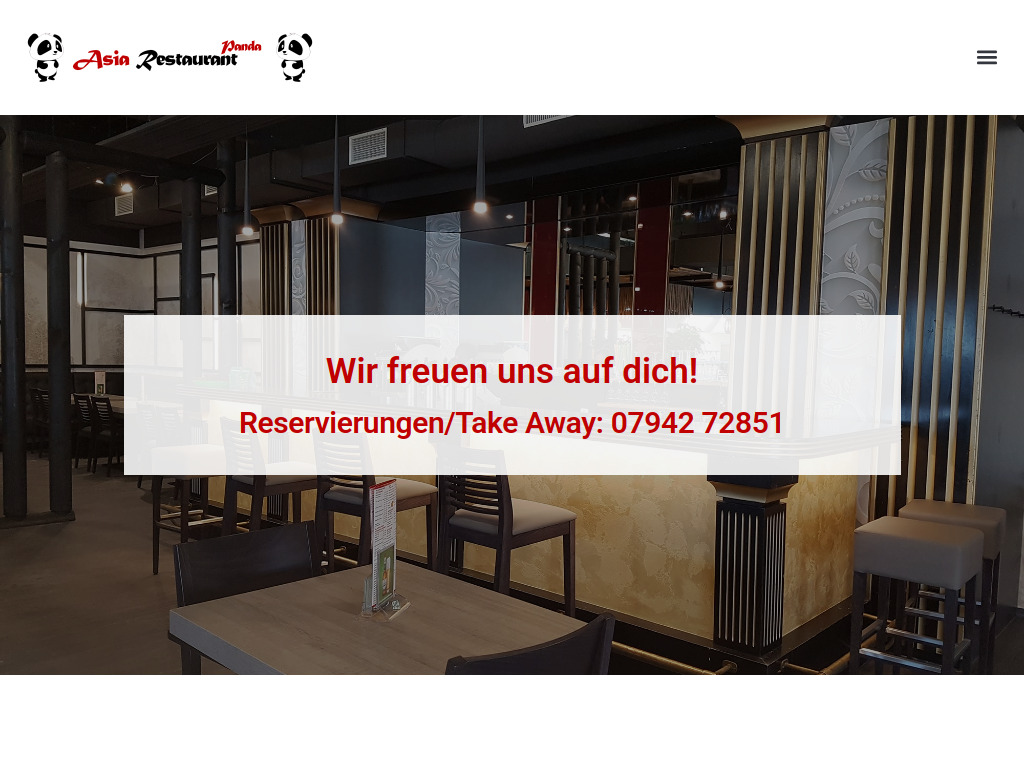 Website von Asia Restaurant Panda Freistadt in Freistadt