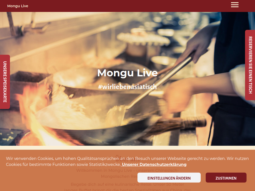 Website von Mongu Live in Mönchengladbach