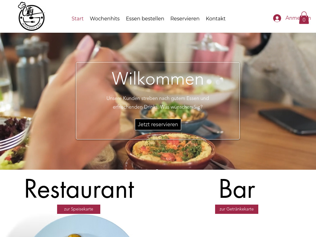 Website von Start in Wetzikon