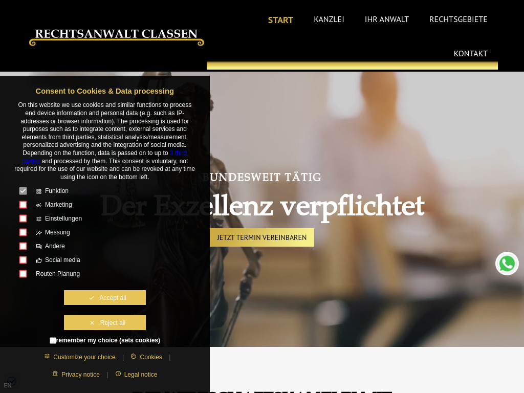 Website von Robin Maximilian Classen in Gutenacker